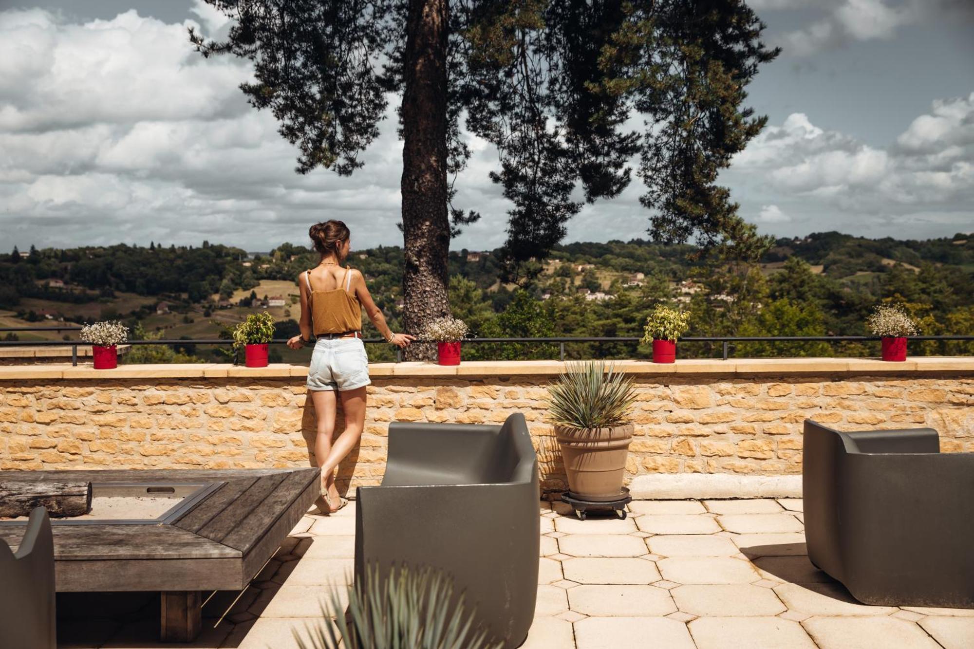 Hotel & Restaurant Le Meysset Sarlat Exterior foto